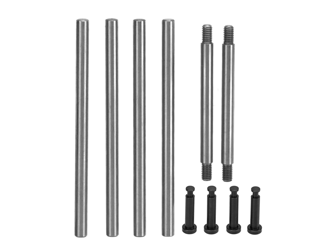 Conjunto de pinos de suspensão de aço para carro RC Losi Tenacity Pro brushless SCT 1/10 S/MARCA