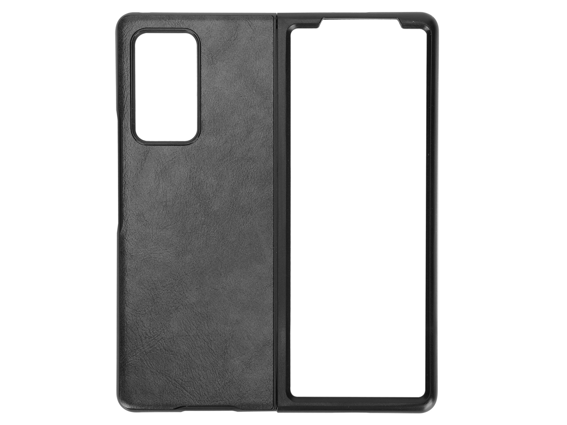 Aetheria capa de Couro Protectora Anti queda para Samsung Galaxy Z Fold 2 Preta