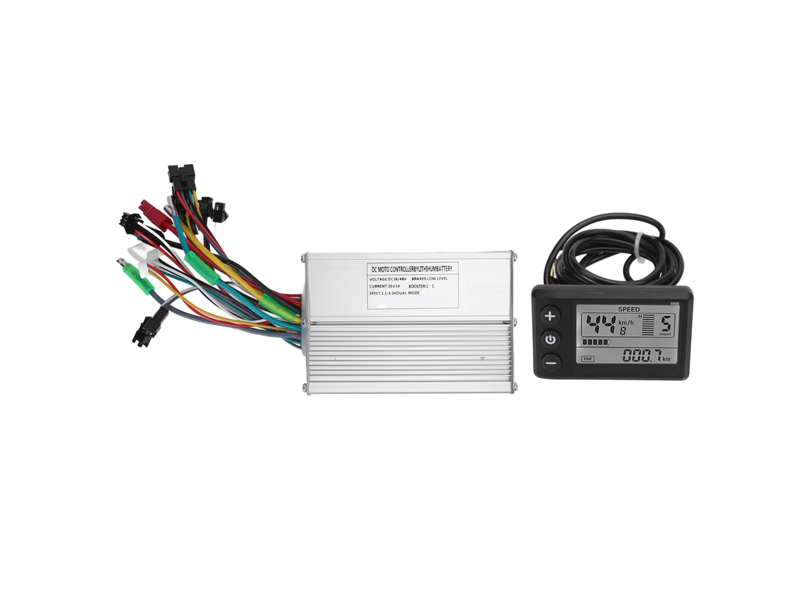 Kit De Controlador De Motor Elétrico De Onda Senoidal 3 Modos Com Display Lcd S866 Para Conversão