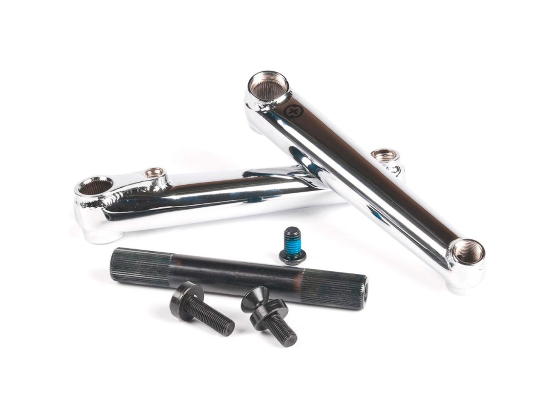 Manivelas Metron48 Prateado 175 Mmsaltbmx