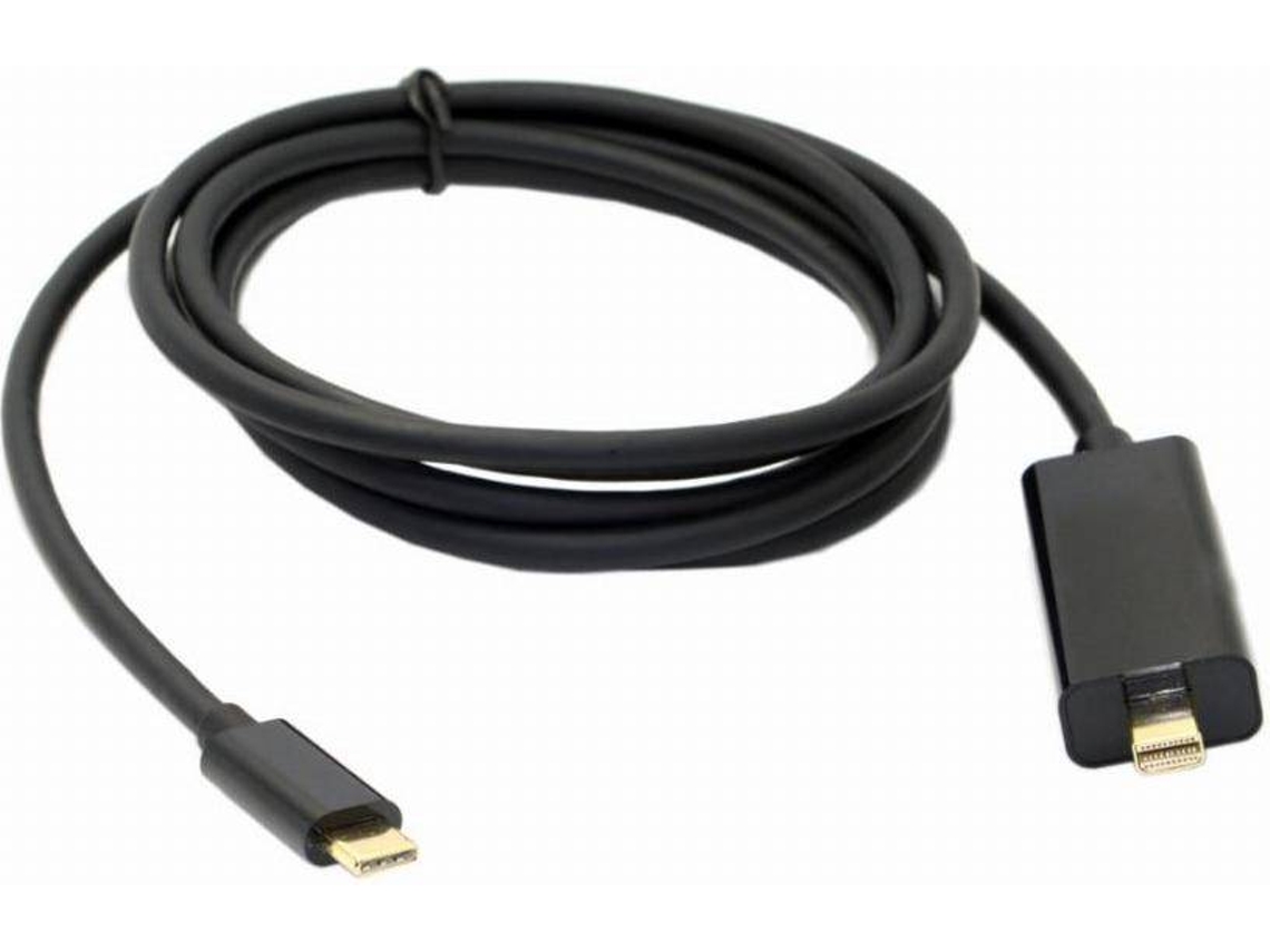 Cabo MULTI4YOU (Mini DisplayPort - Tipo C - 2 m - Preto)