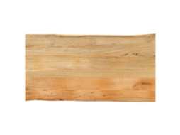 Vidaxl Tampo De Mesa C/ Borda Viva 120x60x2,5 Cm Mangueira Maciça