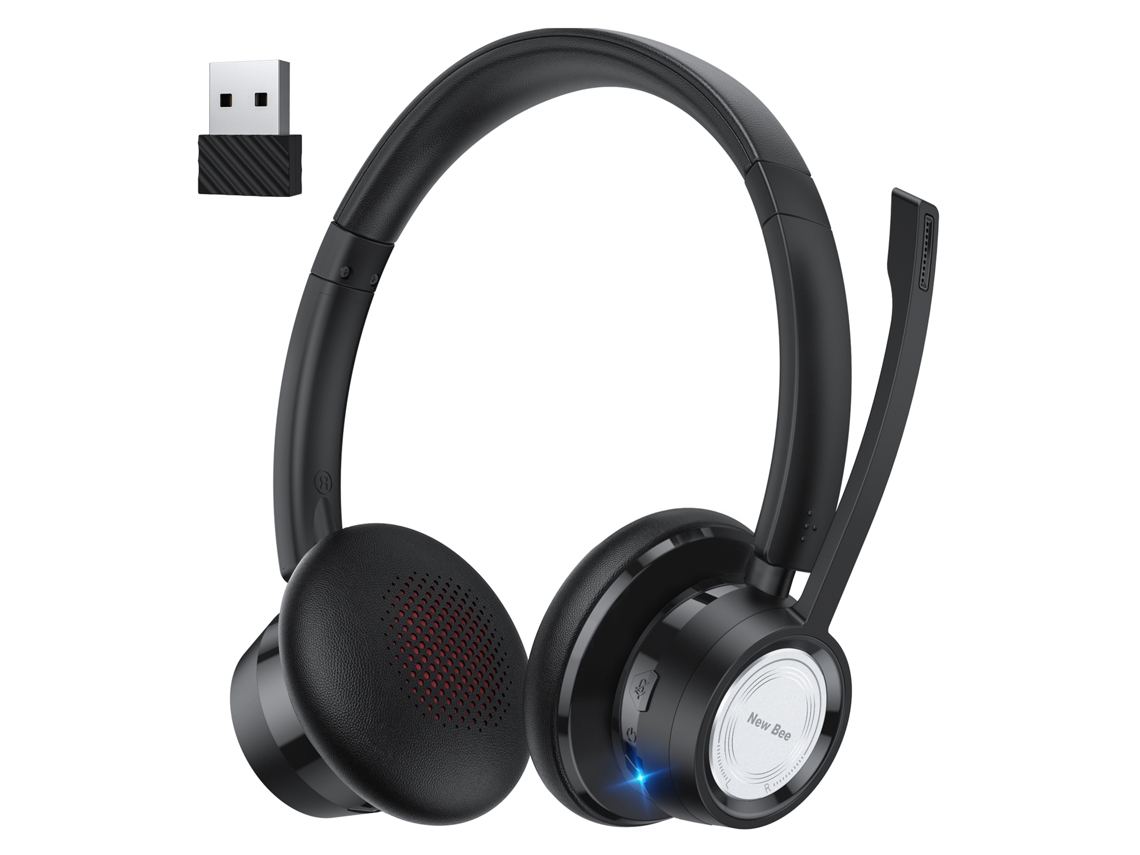 Fones De Ouvido Bluetooth Sem Fio Com Microfone, Bateria Com Duração De 25 Horas, Dobráveis.