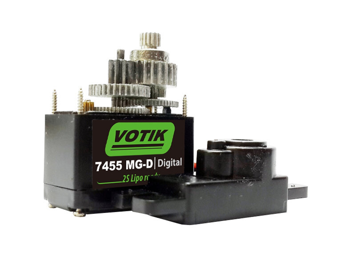 Ptk Votik 7455 Mg D 9g Servo Digital Metal Gear Para Aeronaves Rc Helicóptero Epp Avião Interno