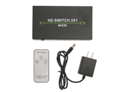 Hdmi Switch Todo em Chinês EOOCOO (suporta 4k 3 em 1 Saída)