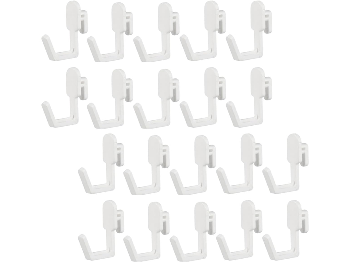 Conjunto De 24 Ferramentas Com Gancho Em Formato De J Para Painéis Perfurados E Peças Plásticas.