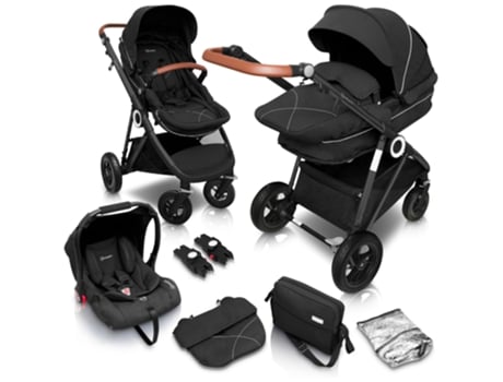 Carrinho De Bebé 3 In 1 Babygo Halime Air Anthracite