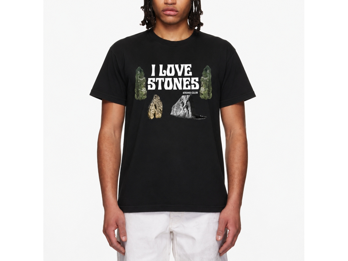 Rockinstone I Love Stones Stone Club T-shirt Unique Designer Style