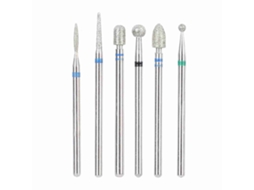 Kit De 6 Brocas De Dremel Para Unhas Em Aço Inoxidável Acessórios Manicure Ferramenta Jg8