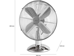 Ventoinha de Mesa AEG VL 5525 (2 velocidades - 30 W - Diâmetro 25 cm)