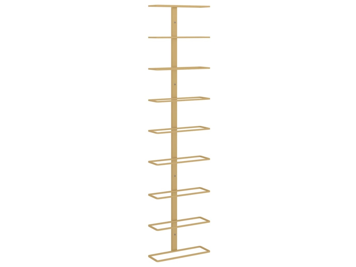 Garrafeira VIDAXL Ouro Ferro (24x9.5x98 cm)