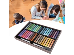 Lápis De Óleo Suaves Cores Vibrantes Impermeáveis Fáceis De Limpar 36 Cores Materiais De Arte Para Pintura E Grafite
