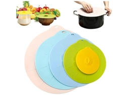 Tapa De Silicona Para Alimentos 5 Tamaños Diferentes Sello Airtight Reutilizable Para Platos Bowls Frutas