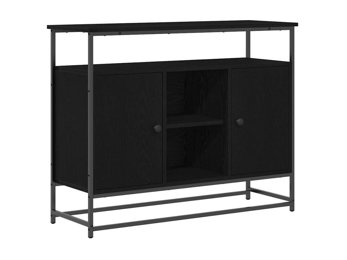 Buffet Carvalho Preto 100x35x80 cm Madeira Processada MAISON EXCLUSIVE