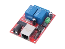 Placa de relé bidirecional de alta qualidade, módulo controlador Ethernet LAN com interruptor de atraso DC5V 24V