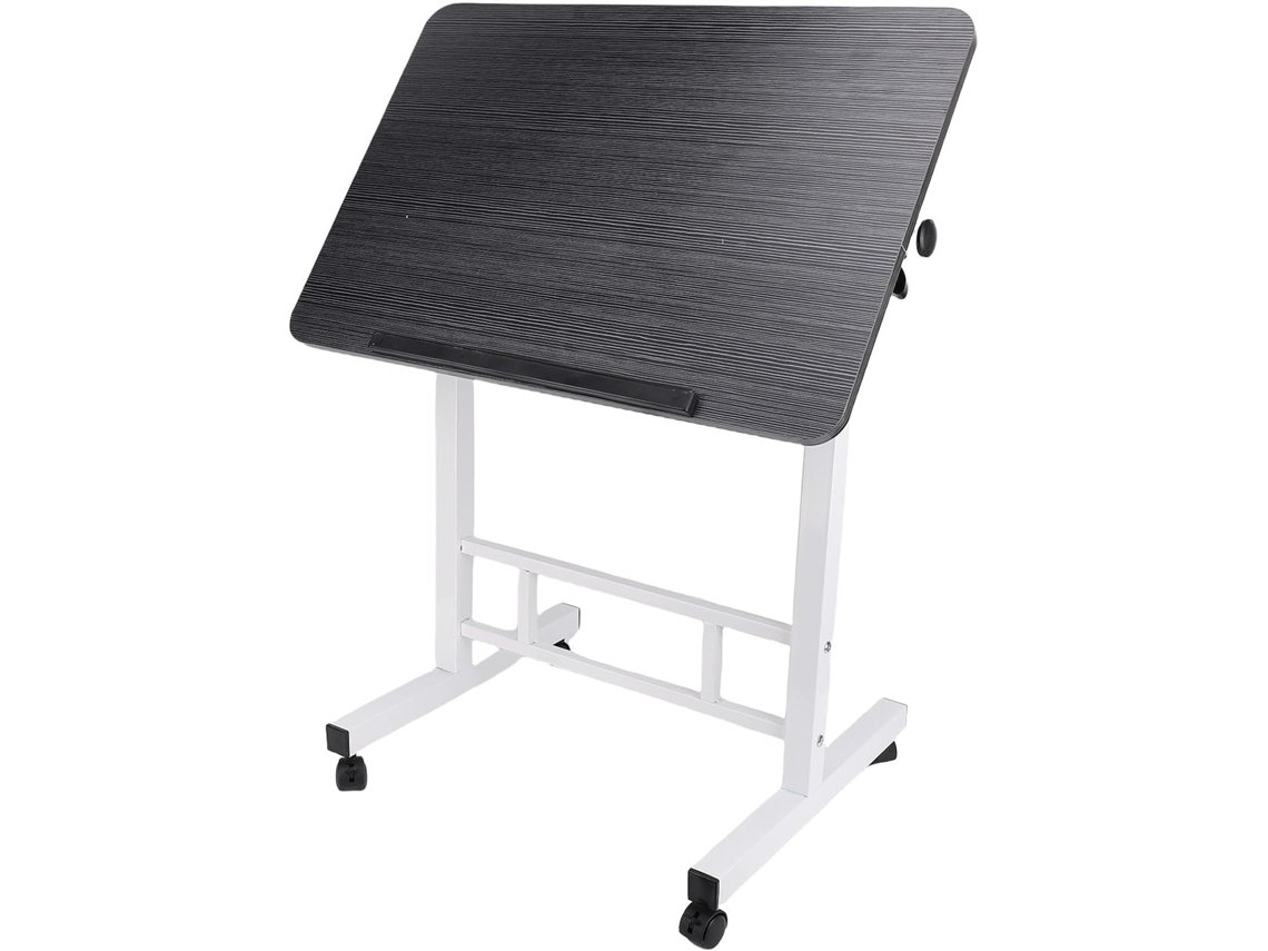 Mesa de Trabalho Móvel com Rodas para Usar o Laptop na Altura Ideal. SFUSHOS