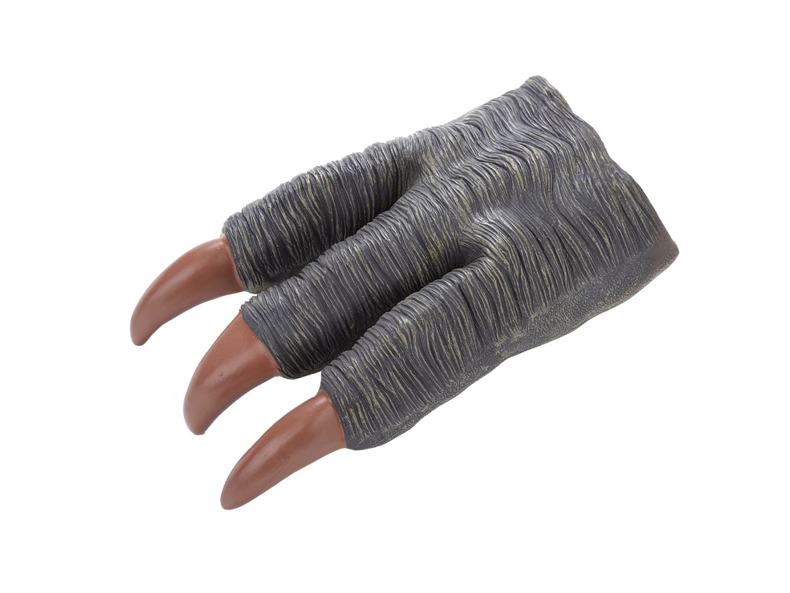 Jurassic World Modelo De Garra De Dinossauro Luvas Simuladas Brinquedo Macio Para Crianças Prata