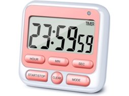 Temporizador De Cozinha Digital Com Botão Alarme Silencioso/alto Liga/desliga, Zqkla