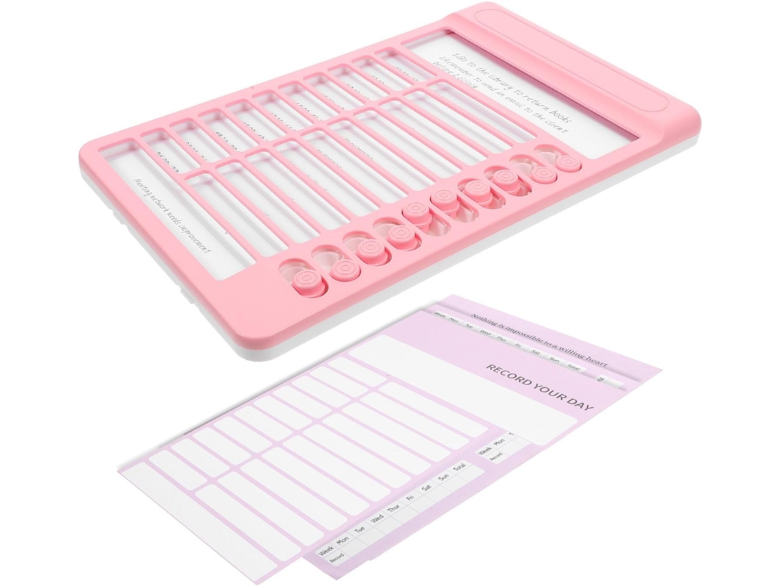 Quadro De Planejamento Para Estudantes De Plástico Rose Personalização De Tarefas E Definição De Objetivos