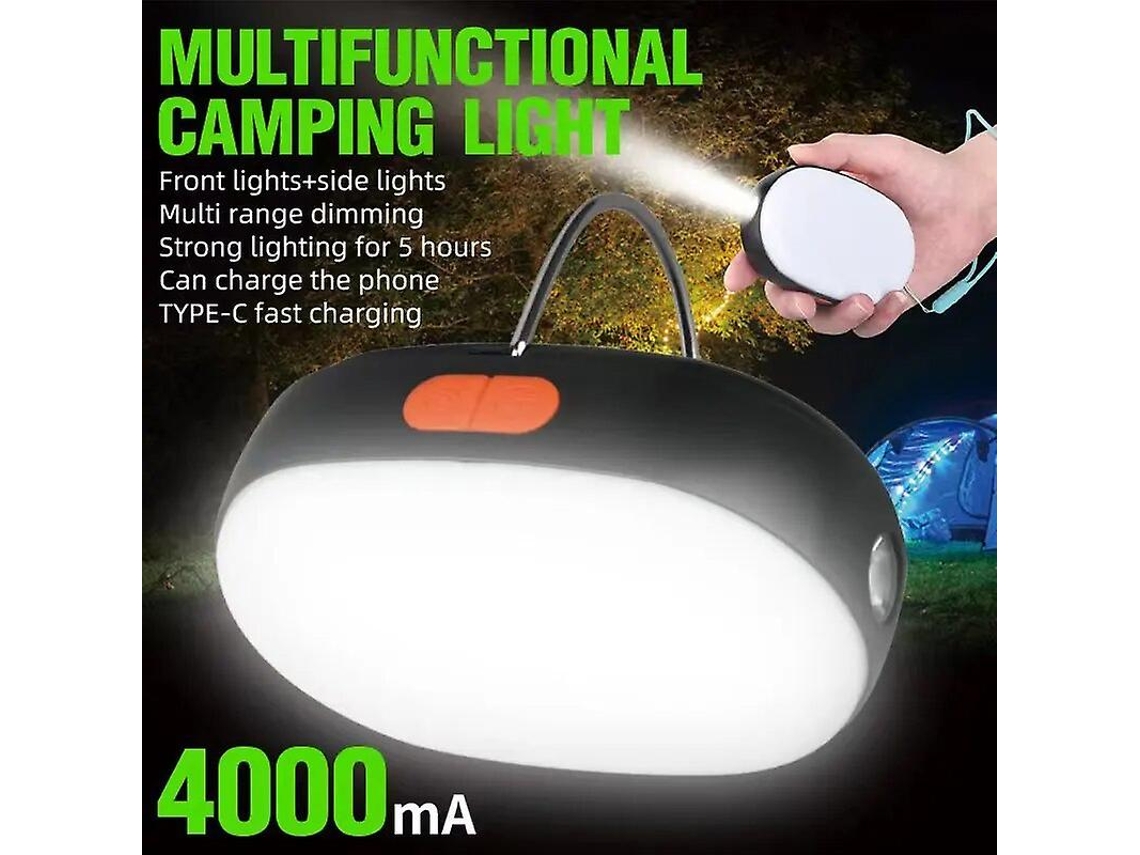 Lanterna De Camping Led, Recarregável E Impermeável Para Suas Aventuras Ao Ar Livre. Olysi Shop