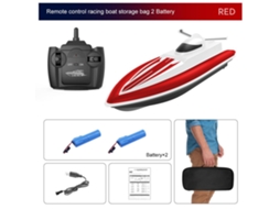 Ats barco de Carreras Rc Eléctrico Impermeable 2.4g para Niños, 4 Canales, Alta Velocidad, Recargable