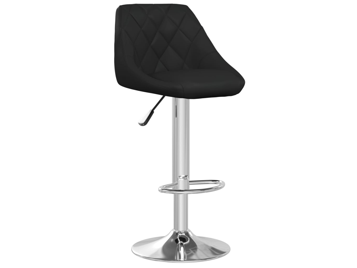 Bar Stool, Bar Stools Vidaxl Preto Couro Artificial (n/a)
