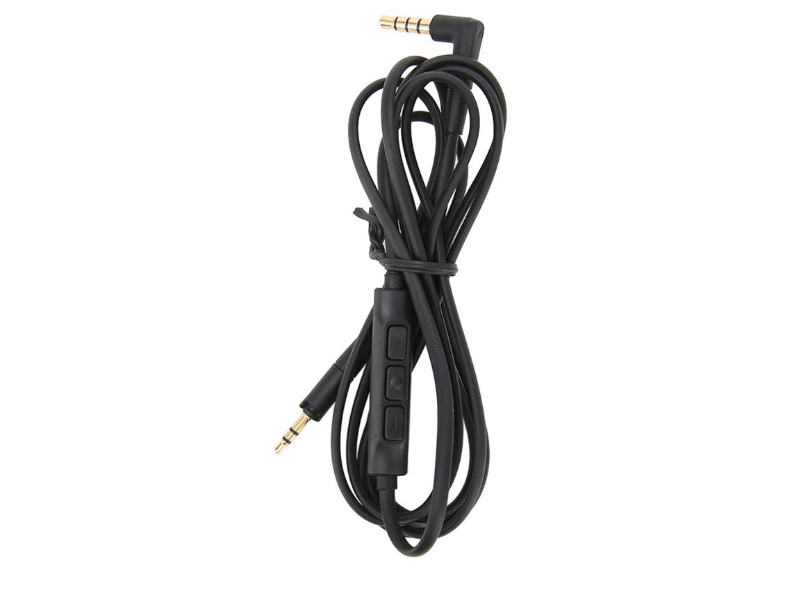 Cabo de Áudio Compatível com Sennheiser HD4 com Microfone e Controle de Volume EOOCOO