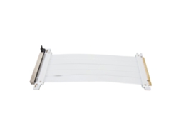 cabo riser extensor pcie 4.0 x16 flexível blindado 180 graus para placa de vídeo 60cm branco com S/MARCA