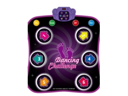 Tapete De Dança Brinquedo Musical Iluminado Com 6 Botões, 5 Modos De Jogo Para Meninos E Meninas Dos 3 Aos 10.recarregável Roxo Hexinyigjly