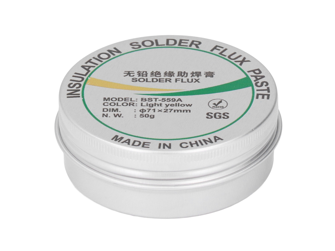 Pasta De Soldadura Flux Rosin Limpia 50g Para Manutenção E Reparação De Eletrônica