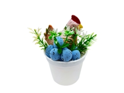 Vermeil Easter Pot de Decoração 7x11cm LAXISCREED
