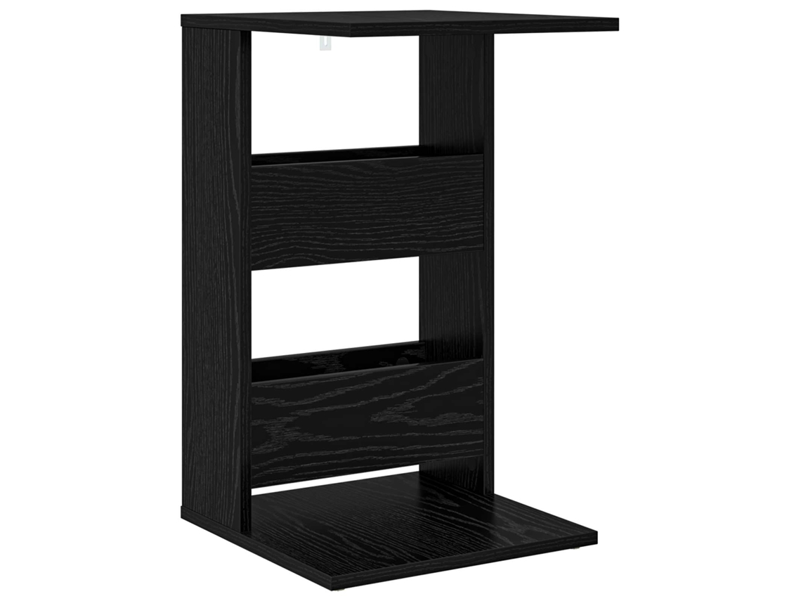 Mesa lateral Carvalho Preto 40 x 35 x 60,5 cm - Exclusiva da Maison