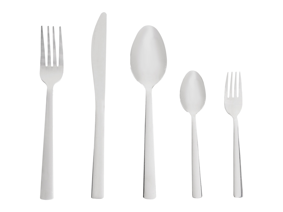 Conjunto De 60 Talheres Penne Prata Beliani