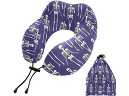 Travesseiro de Viagem Kutsu Halloween Skeleton Portable | S/MARCA