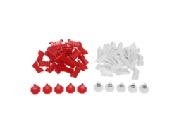 50pcs Barreira De Estrada Para Carros Rc E 10pcs Cones De Tráfego Para Corrida E Treinamento
