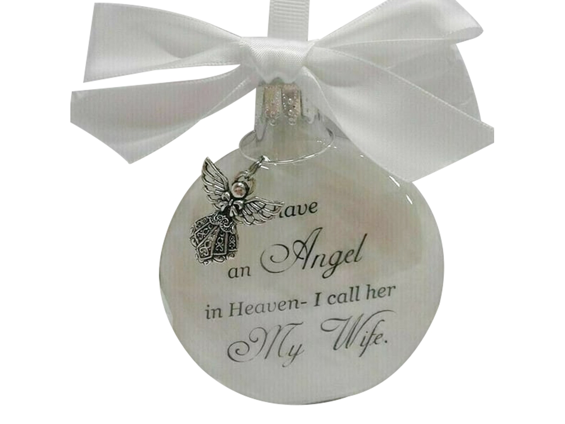 Laxiscreed Bola Angelina De Plástico Para Homenagem E Decoração De Luto Com Embalagem