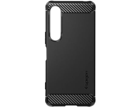 Capa Armadura Robusta Fibra para Sony Sony Xperia 1 Vi SPIGEN SGP Preto