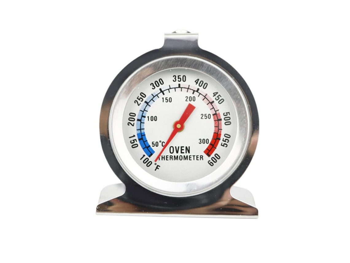 Termômetro De Forno Em Aço Inoxidável, Com Suporte (50 3 Aquaforge