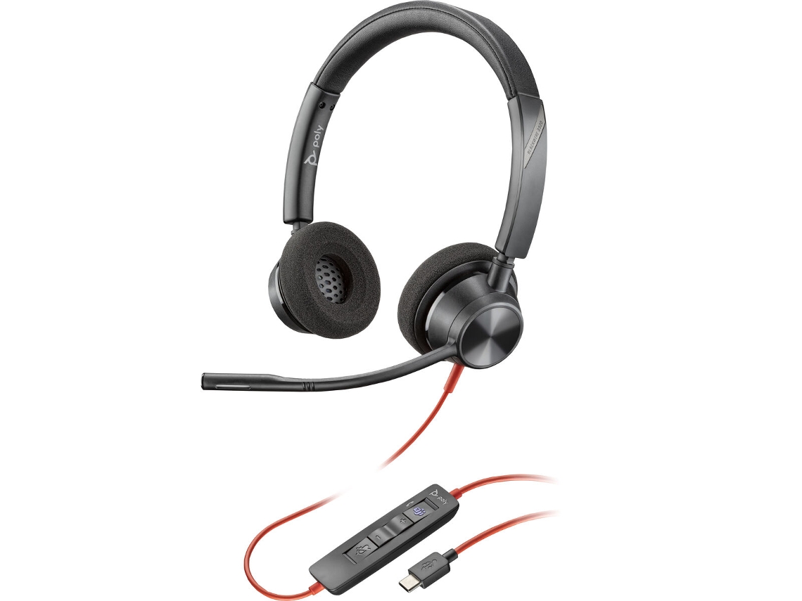 Auriculares Usb-C HP Preto
