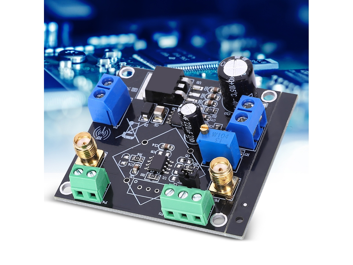 Laxiscreed Amplificador De Tensão Miniatura Ajustável Para Micro-sinais Monoequipados