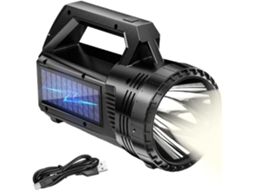 Lanterna De Trabalho Solar, Lanterna De Exterior Com 800 Leds Lanterna Led Multifuncional E Leve P Gokoco
