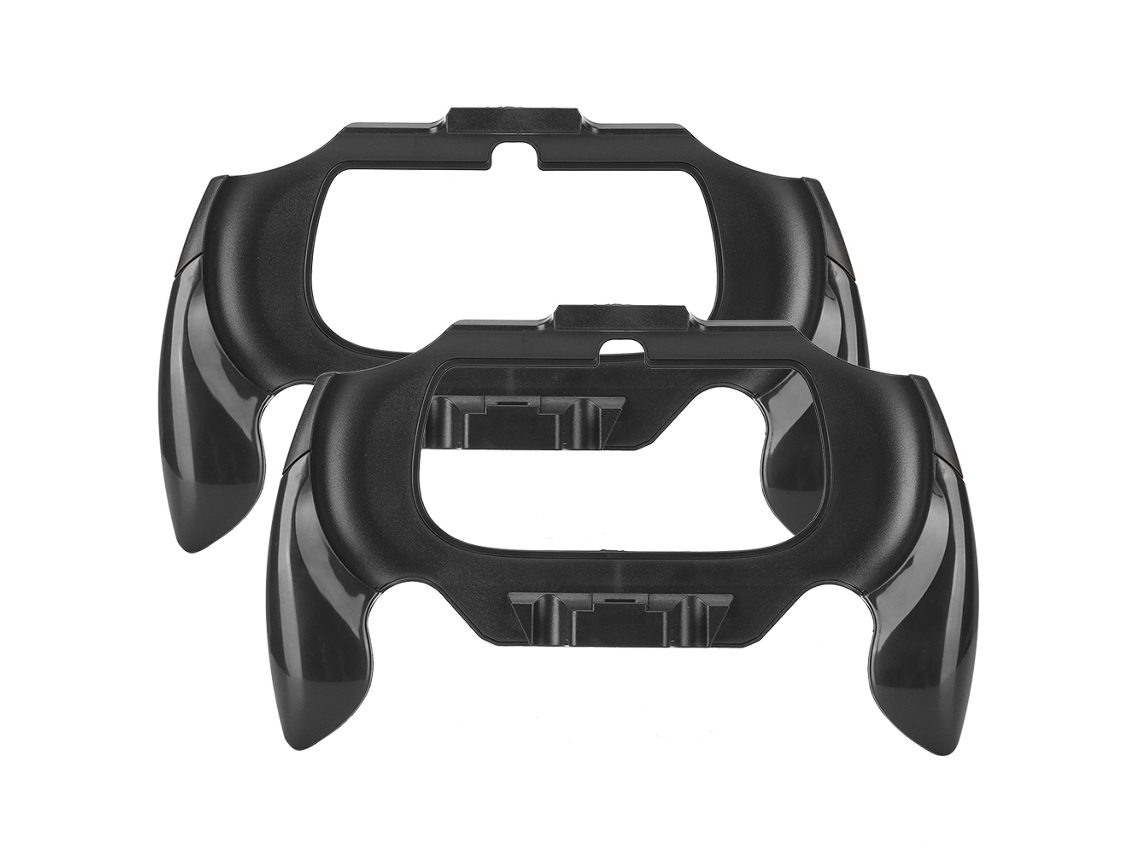 Aetheria 2pcs Suporte de Manopla para Controle Gamepad Sony Psv2000 Psvita Preto Abs