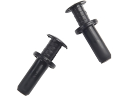 Pacote com 20 clipes de retenção em nylon preto para Mercedes, cabeça de 11 mm e haste de 16 mm, compatível com a série AS.