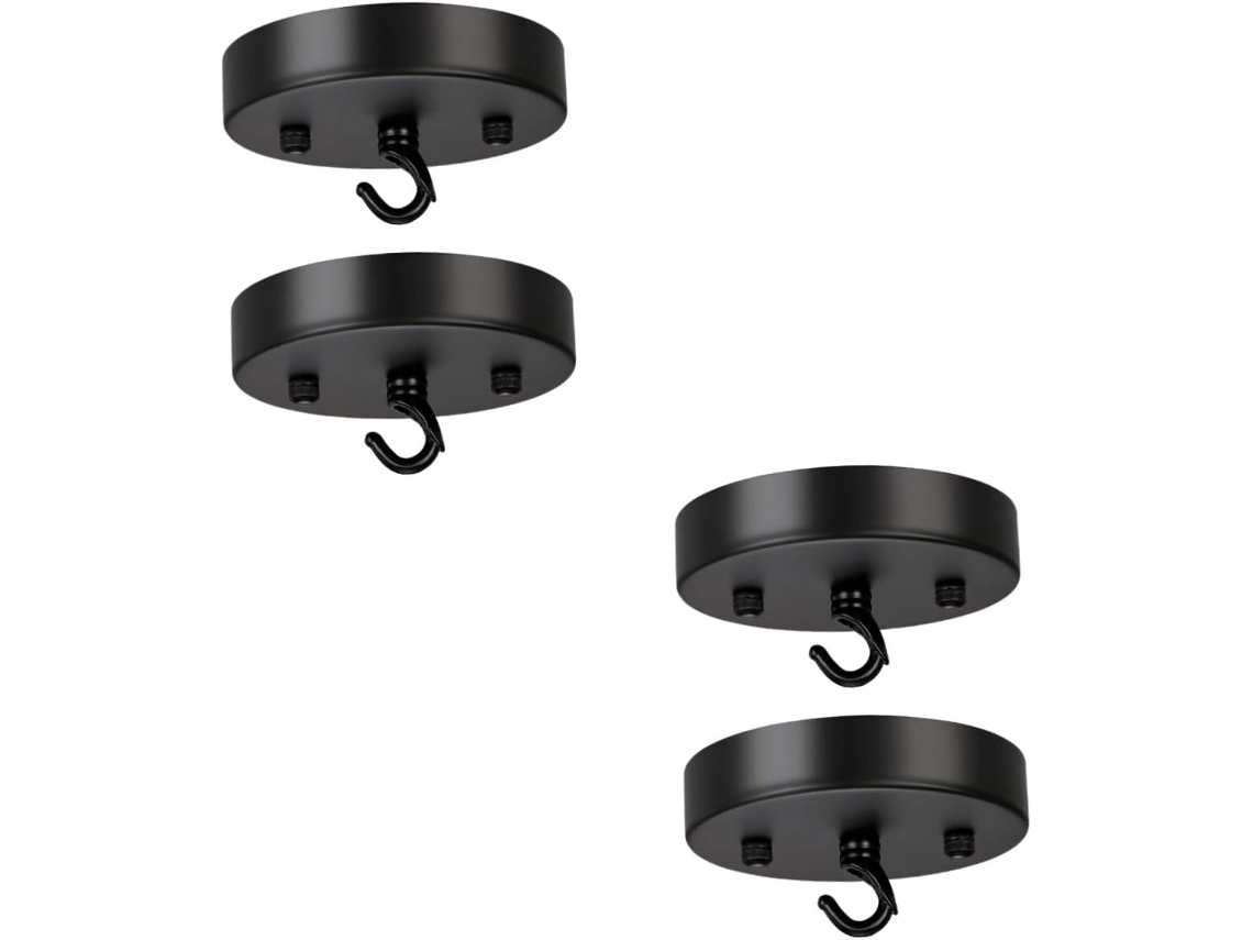 Conjunto De 2 Placas De Teto Elegantes Para Lustre, Base Para Lâmpada.