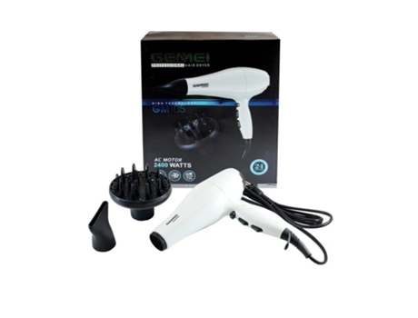 Secador de Cabelo Profissional Difusor 2400 Watts Gm-105