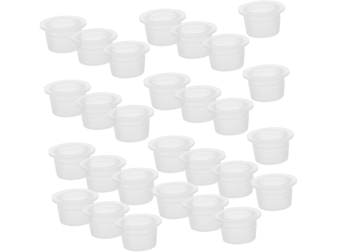 Rolhas Redondas De Plástico , 18 Mm, 28 Dentes, Para Garrafas De Vidro Transparente.