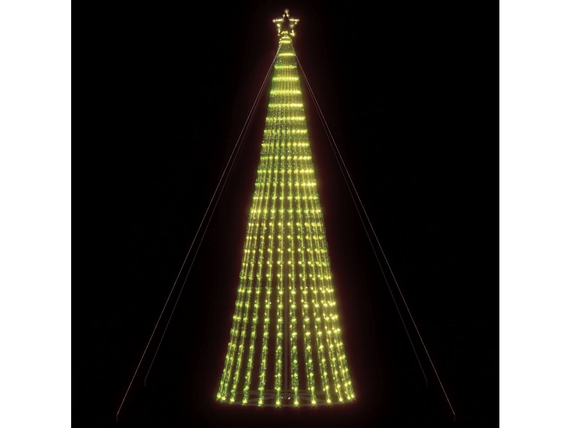 Vidaxl Led Árvore De Natal 1028 Leds Branco Quente 403 Cm
