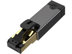 Adaptador Usb c para Ethernet Conexão Direta de Rede Gigabit SFUSHOS (rj45 Macho)