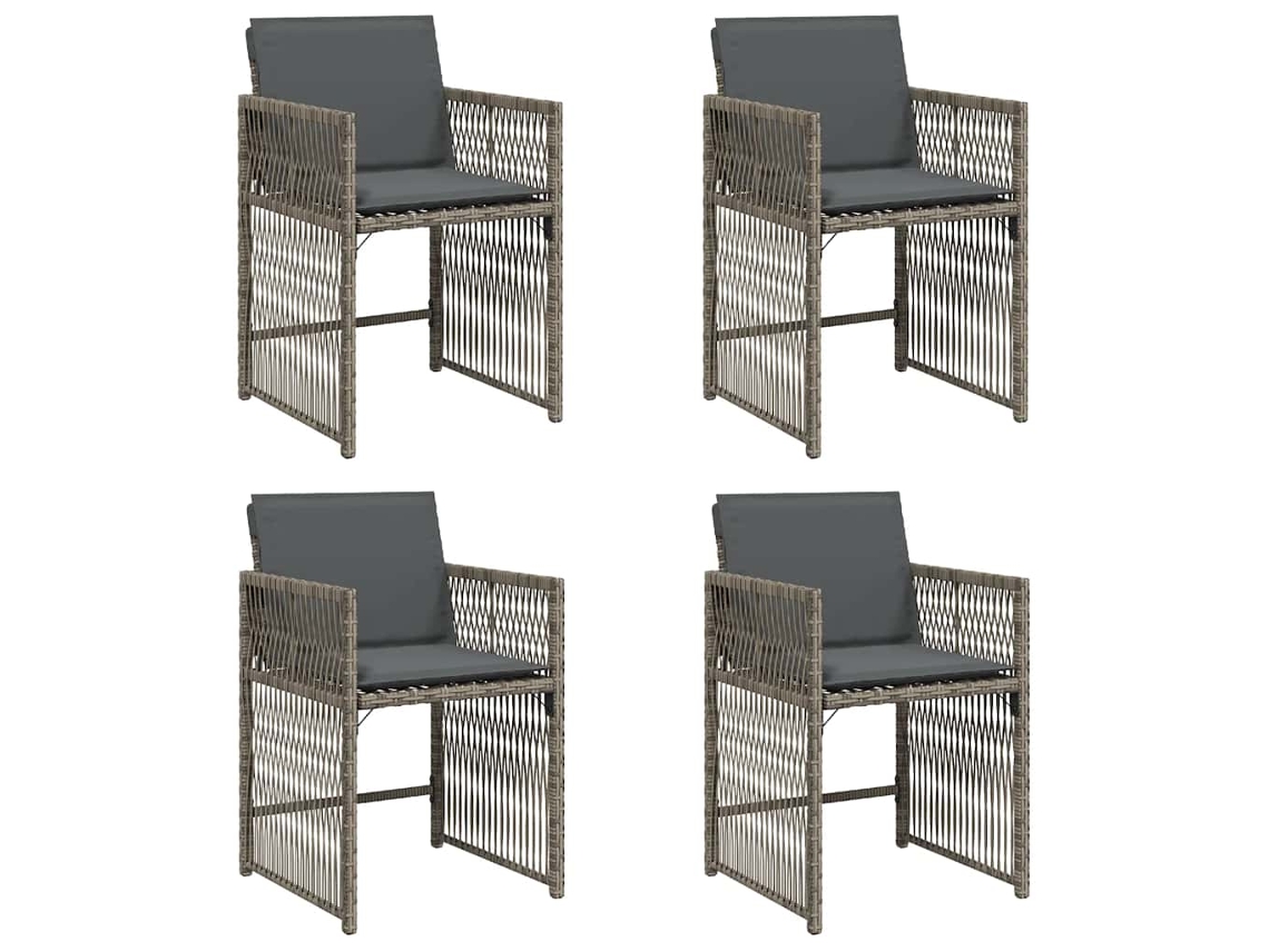 Garden Chair, Garden Chairs Vidaxl Cinzeto Rattan / Vime (n/a)