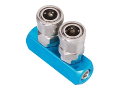 Laxiscreed Bloco De Distribuição De Ar Pneumático G1/4 Com Múltiplos Canais E Conector